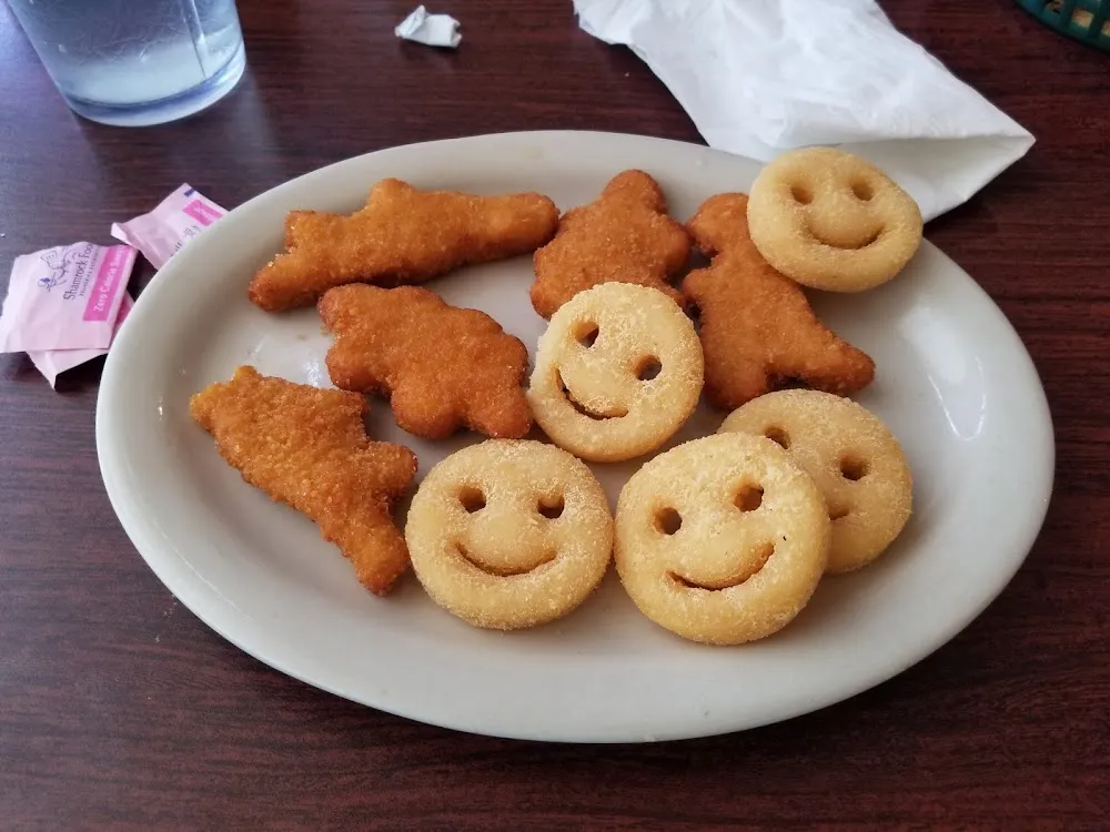 Chicken Nuggets with Smiley Fries