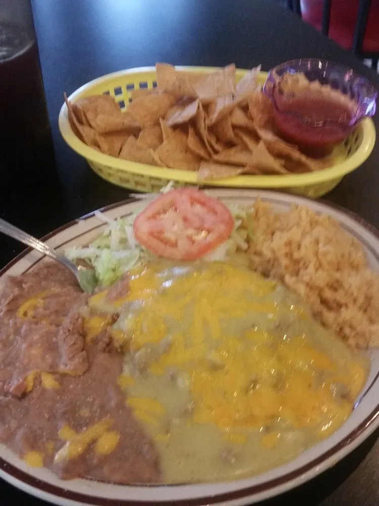 Green Beef Enchiladas